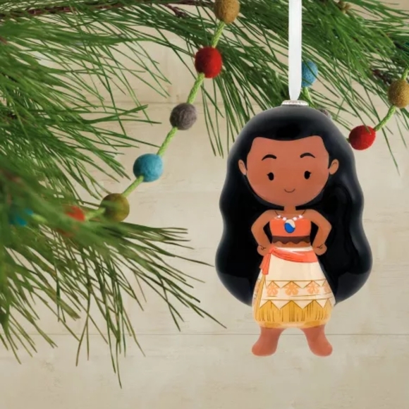 Hallmark Holiday Hallmark Disney Princess Moana Decoupage Christmas
